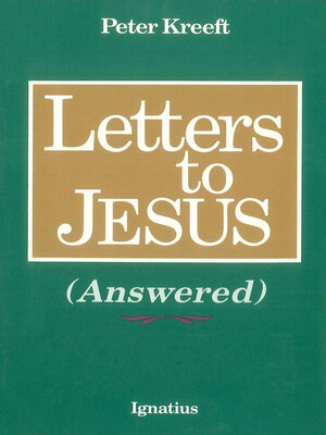 cover image of Letters to Jesus (Answered)